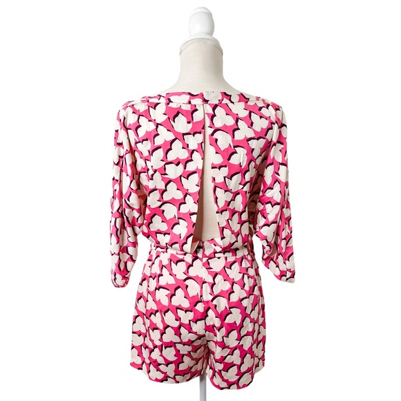 Diane Von Furstenberg Soleil Silk Romper - Picture 4 of 8